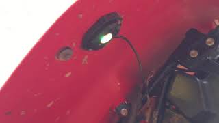 How to install LED rock lights on ATV [upl. by Yblehs]