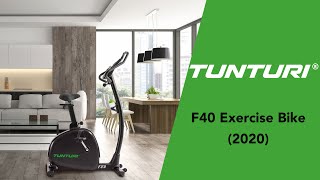 Tunturi Competence F40 Exercise Bike EN  Tunturi Fitness [upl. by Gnagflow21]