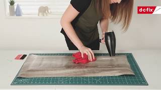 trashtotreasure how to apply dcfix® to kitchen doors with grooves [upl. by Earas]