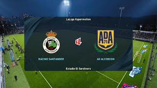 PES 2021 modo carrera jugador España Racing Santander vs AD Alcorcon [upl. by Rosenstein]