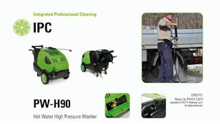 IPC PW H90  Hot water High Pressure Washer [upl. by Nilahs]