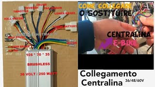 collegamento centralina ebike samebike brushless motor controller [upl. by Layla118]