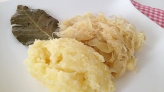 Sauerkraut zubereiten  Sauerkraut kochen mal anders mit einfachKochen [upl. by Dun]