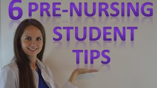 Pre Nursing Student School Advice  Tips on Studying Applying GPA [upl. by Hilaire]