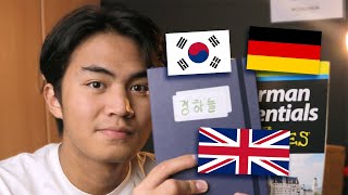 Caraku belajar bahasa asing secara otodidak Inggris Korea Jerman [upl. by Niuqram]