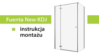 Montaż kabiny prysznicowej  Radaway Fuenta New KDJ [upl. by Norvin241]