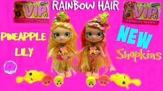 What Happened to Pineapple Lily New RAINBOW LILY Shopkins Shoppies Smoothie Truck Doll Review [upl. by Nivaj]