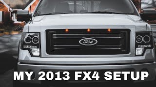 MY 2013 F150 FX4 SETUP amp MODS [upl. by Acisej687]