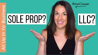 Sole Proprietorship vs LLC  Which Business Structure is Best for YOU [upl. by Anilasor]