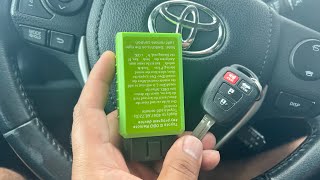 Toyota key fob programming works for most Toyota car keys [upl. by Verlie]