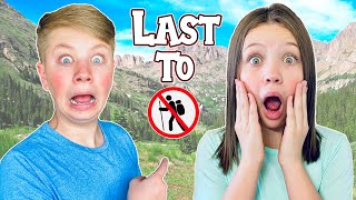 LAST To STOP Hiking WINS With Kids Fun TV Jazzy Skye from Fun Squad [upl. by Nas]