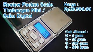 Review Timbangan Saku Digital I Pocket Scale [upl. by Ribal]