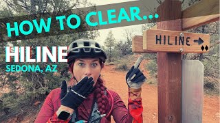 How To Clear HiLine Trail Sedona AZ  On Trail MTB Skills with Roxy [upl. by Emmott]