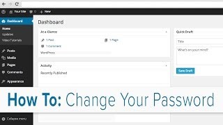 How to Change Your Password [upl. by Noelyn]