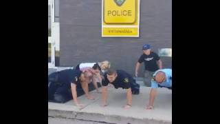 Nottawasaga OPP does the 22 Push Up Challenge for PTSD [upl. by Anilosi]