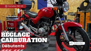 tuto réglage carburateur Yamaha ybr 125 [upl. by Mateo691]