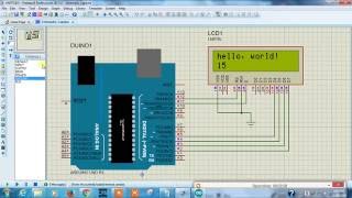 Arduino to 162 LCD Display Proteus  Arduino Proteus Simulation tutorial  5 [upl. by Haldas]