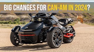 New 2024 CanAm Spyder amp Ryker Lineup  My Honest Impressions [upl. by Atinit815]