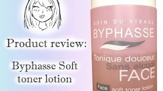 Soft toner lotion with rose water by Byphasse review  Chibichan [upl. by Cyna]