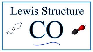 How to Draw the Lewis Dot Diagram for Carbon monoxide CO [upl. by Irol]