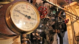 Steamship Engine Room Onboard Shieldhall In Rough Seas  August 2018 [upl. by Wack]