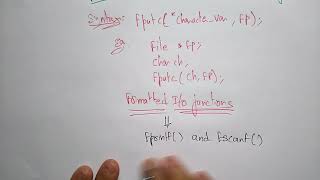 fprintf and fscanf in c with example  fgetc fputc functions [upl. by Ilaw]