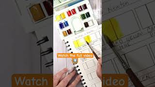 Winsor and Newton Cotman swatching and Review [upl. by Leihcey]