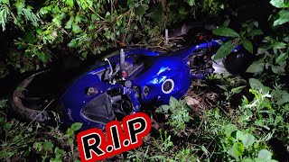 GSXR Crashed at 145 KMPH  Crazy Rider [upl. by Notnats]