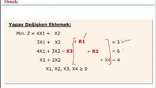 Yöneylem Araştırması 1  Ders 5  Doğrusal Programlama  M Yöntemi [upl. by Clerc211]