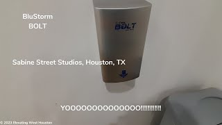 BluStorm BOLT Hand Dryer  Sabine Street Studios  Houston TX [upl. by Samson]