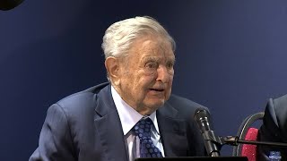 George Soros Takes Questions at the World Economic Forum in Davos [upl. by Annav89]