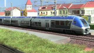 Mon réseau de train miniature Spécial AGC vidéo n°6 [upl. by Rehposirhc]