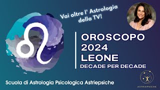 OROSCOPO 2024 PER IL LEONE  strategie per vivere meglio il 2024 [upl. by Maite]