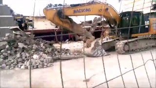 The Old Cinemark Movies 10 at Chesapeake Square Is Being Demolished [upl. by Surbeck]