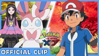 Ash vs Valerie  Pokémon the Series XY Kalos Quest  Official Clip [upl. by Cavit]