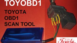 TOYOBD1 DEMO  OBD  OBD1  SCAN TOOL  for Toyota [upl. by Nehgem]