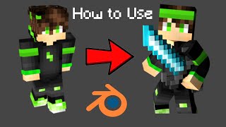 How to Make 3D Renders of Your Minecraft Skin Using Blender [upl. by Teerprug]