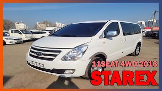 USEDCAR BUSYMAN Autos usados en corea STAREX 11SEAT 4WD WHITE KMJWA37KDGU 791843 [upl. by Corri477]