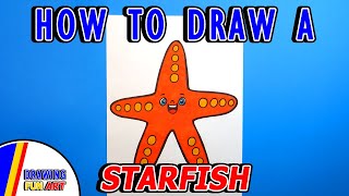 How To Draw A Starfish [upl. by Hindu997]