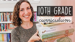 TENTH GRADE CURRICULUM CHOICES  Homeschooling High School 20222023 [upl. by Adnohsak]