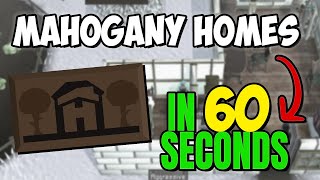 Mahogany Homes in 60 seconds [upl. by Reppiks377]