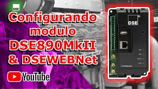 Configuracion de una tarjeta DSE 890MkII y DSEWebNet [upl. by Ki]