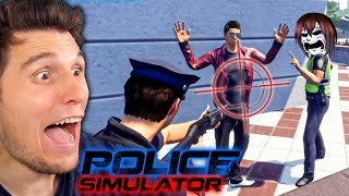 Paluten amp GermanLetsPlay VERHAFTEN Schmuckdiebe  Polizei Simulator [upl. by Nwahsak610]