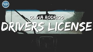 Olivia Rodrigo  drivers license Clean  Lyrics [upl. by Ailesor]