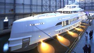 How they build MegaYacht Producing Deluxe superyacht by Heesen Yachts ship building company [upl. by Atnoled]