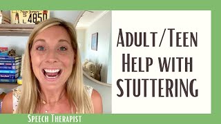 ADULT and TEEN STUTTERING Quick Fixes Speedy Speech Therapy for Stutters and Stammers [upl. by Leahcin]