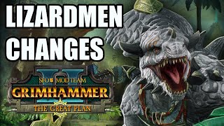 New Lizardmen Changes SFO Grimhammer Patch  The Great Plan  Total War Warhammer 2 [upl. by Daryn105]