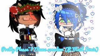 Pretty Please Meme 💙Sonadow🖤Ft Maid Sonic [upl. by Dijam]