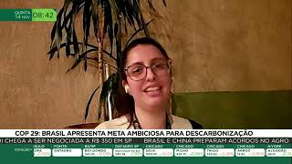 COP29 Brasil apresenta meta ambiciosa para a descarbonização [upl. by Penthea308]