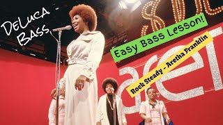 Bass Lesson  Aretha Franklin  Rock Steady [upl. by Talanian]